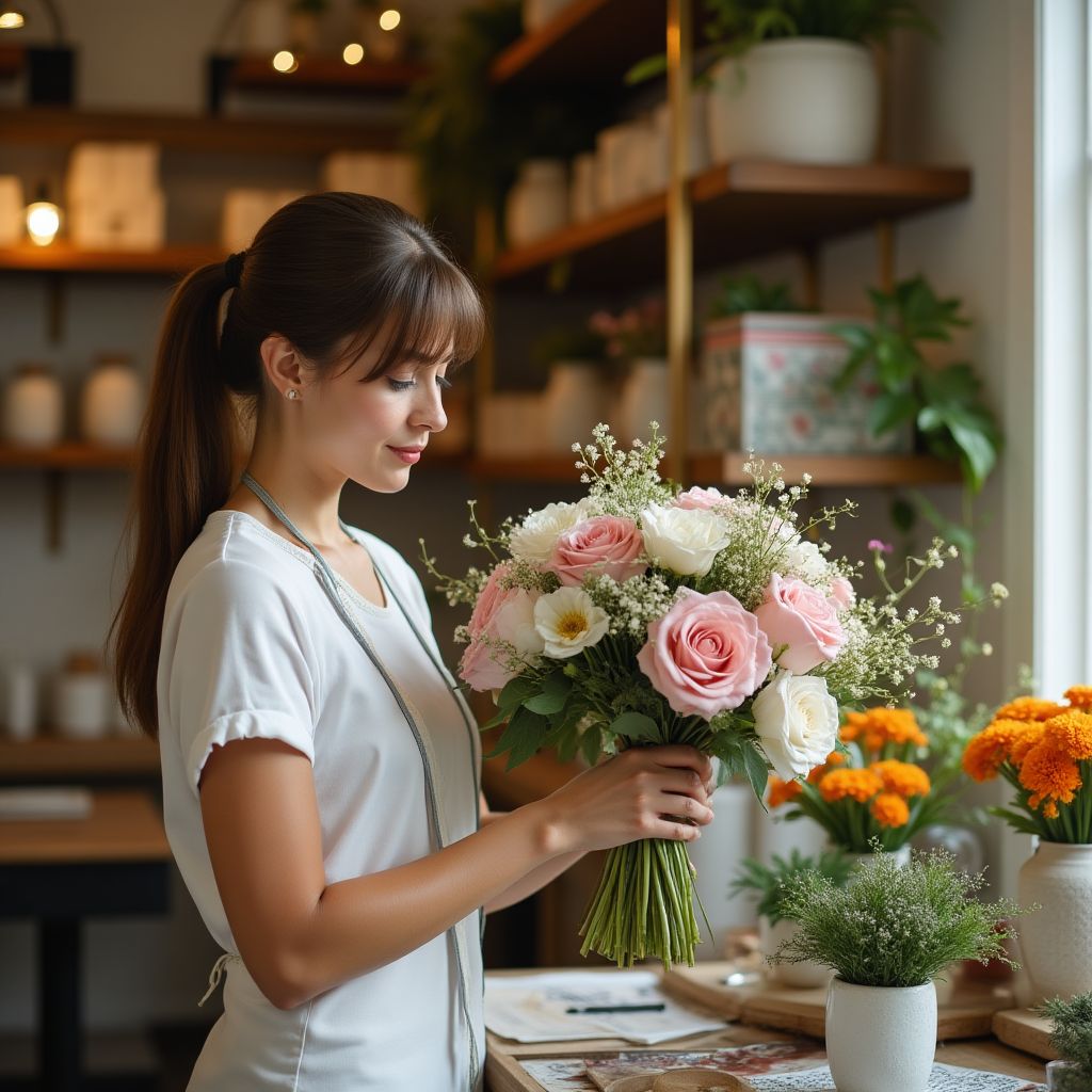 Création de bouquets personnalisés