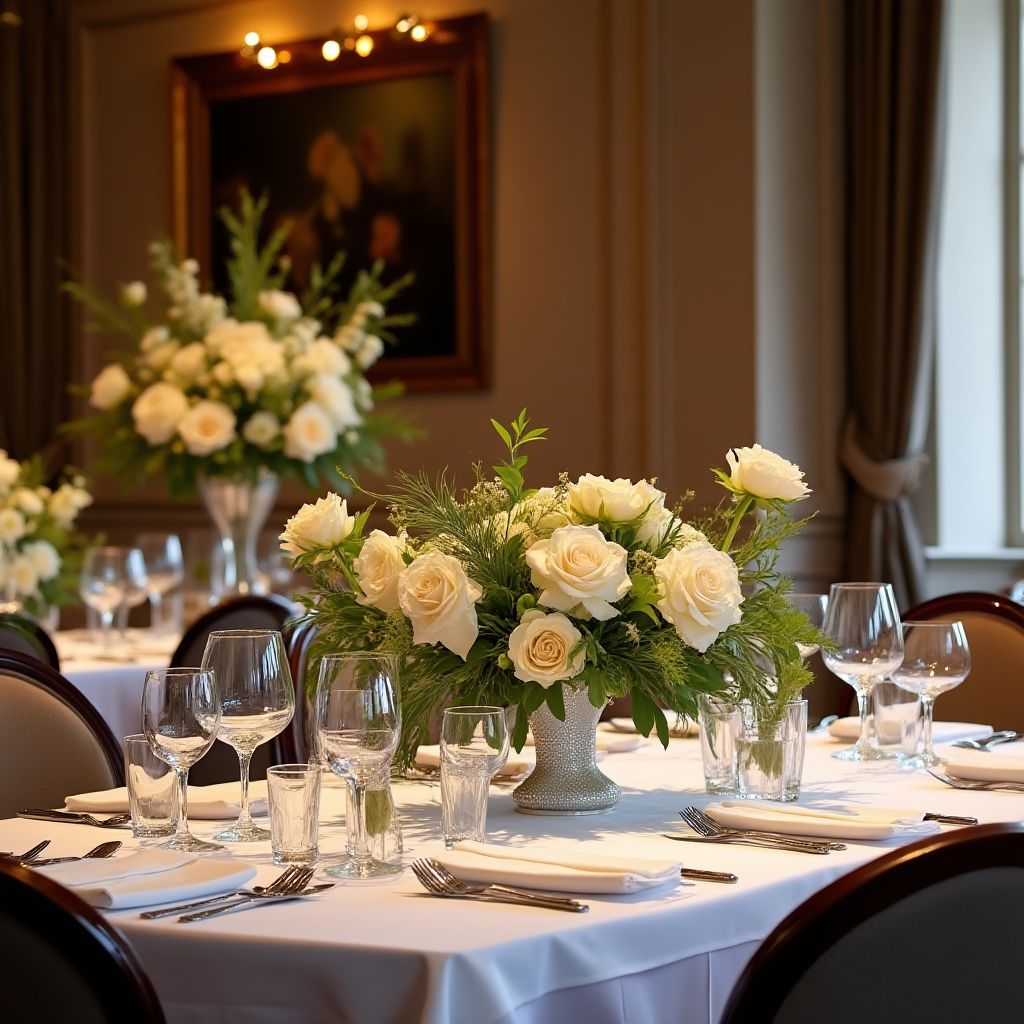 Arrangements floraux pour événements corporate