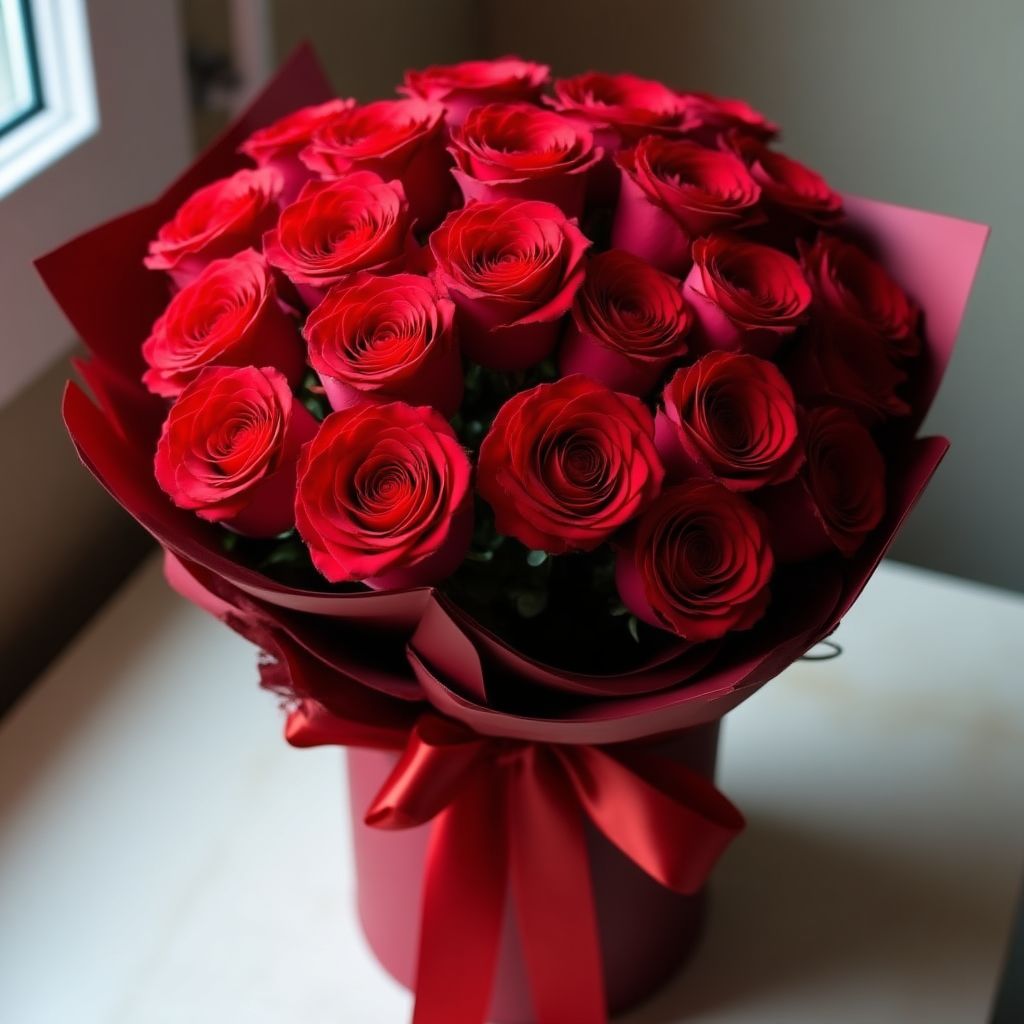 Bouquet de roses élégant